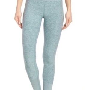 ALO Yoga Heathered Blue Leggings